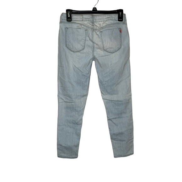 Siwy Women's Jeans  Mid-Rise Skinny Distressed Stretch Denim Light Blue 26 - Picture 11 of 11